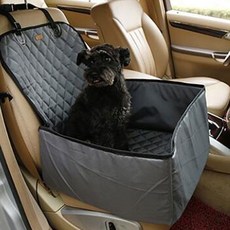 베스펫 강아지 차시트 댕댕이 이동가방 드라이빙킷, 그레이, 1개