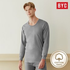 BYC 남성 순면 에센셜 동내의세트