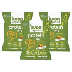 아이원오가닉스 프로틴 스틱스 스파이시 스위트 페퍼 맛, 3개, 42g