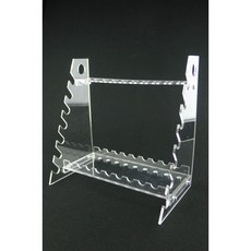 GIDI 儀器 壓克力吸管架 26支【含稅附發票】實驗室器材 球型吸管 滴管 量管 晾乾架 吸管架 塑膠吸管架, 1個, 透明