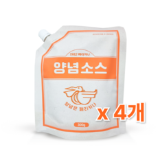 페리카나 치킨양념 오리지널, 300g, 4개