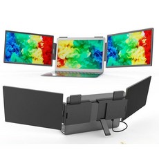 듀얼모니터 듀얼스크린 슬림 듀얼모니터허브 노트북