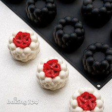 義大利 Pavoni 雲朵造型矽膠模具 - 多連蛋糕模/慕斯模/甜點模 (小/大兩款), 1個