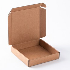 B 정사각 크라프트 15x15x3 포장상자 뚱카롱