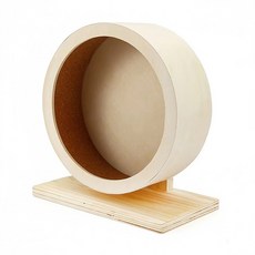 로직프리 원목 쳇바퀴 29cm 햄스터 기니피그 친칠라 저소음 러닝 휠, 1개, 단일