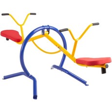 짐댄디 어린이 실내외 시소 놀이터 세트 멀티컬러 가정용 놀이 기구, Teeter-totter
