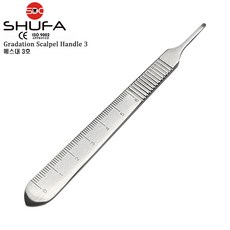 SHUFA 슈파 눈금자 메스대 3호 상품 (Gradation Scalpel Handle), 1개, SH011-002-03