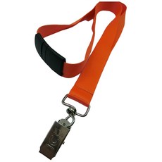 【富巨金】20mm識別證帶/證件帶/2cm寬高速帶/特多龍(頸後安全扣 旋轉金屬夾), 橘色