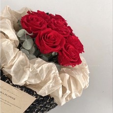 FLORA FLOWER 經典紅俄羅斯永生花束 浪漫禮物 情人節告白畢業精選