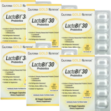 캘리포니아골드뉴트리션 프로바이오틱스 베지 캡슐 300억 CFU 60정 x 6, 6개
