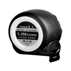 YUMA 豫馬 7.5M x 25MM 自動鎖定 防摔鋼捲尺 刻度精準, 1個, 5米x25mm