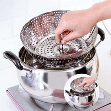 접이식 스텐 찜기 2p세트 23cm 찜받침 업소용찜기, 상세페이지 기재
