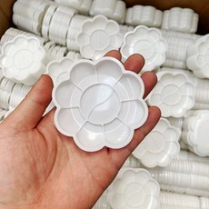 몬트리 미술용품 미니팔레트아크릴 팔레트세트 일회용 팔레트, 1개, 50개, 기본 색상