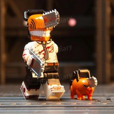 체인소맨 레고 피규어 세트 전기톱맨 미니피규어 블럭 애니메이션 굿즈 모음 브릭 호환 블록, E