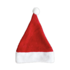 도톰한 산타모자 크리스마스산타모자 파티모자 코스프레, 1개, 빨강