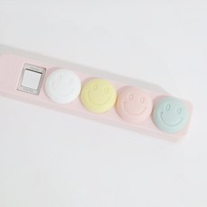 (최저가)그날의집 특허 실리콘 콘센트 커버 멀티탭 커버 안전커버, 파스텔연노랑, 1개