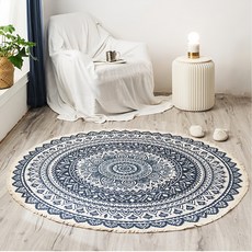 復古波斯風流蘇地毯