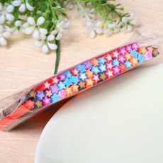 클레이스틱 폴리머 공예용 별모양 모음, 50개입X1봉(낱개수량확인)