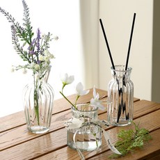 꽃병 미니 오브제 유리 디퓨져 화병 3P 세트