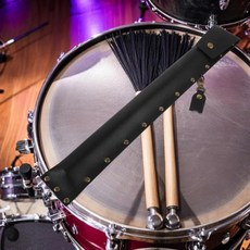 휴대용 드럼스틱 보관 케이스 록 스타일 버튼 스터드 홀더 가방 타악기 말렛 보관용, 1개