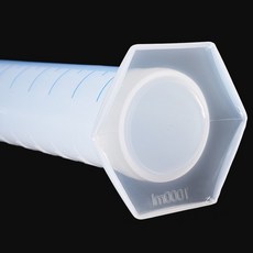 헤베크로노스 헤베크로노스 눈금 메스 실린더 플라스틱 플라스크 실험관 50mL, 메스실린더 50mL, 1개