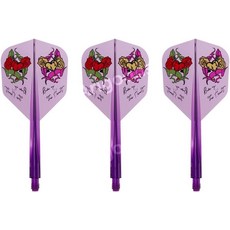 TRiNiDAD 트리니다드 CONDOR AXE Rose of the Heart 다트 플라이트, 1세트, 상세