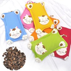 어린이집 교회 아기 귀여운 고양이 낮잠 메밀 베개 단체선물 4세 유아배게 5세 3세, 핫핑크