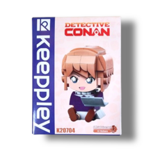 Keeppley 키플리 명탐정코난 블럭 피규어 K20701 K20702 K20703 K20704 코난 남도일 유미란 괴도키드 홍장미, 1개