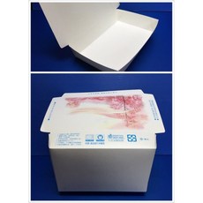 昀誠紙品 【特大】 紙餐盒 便當盒 500個/箱, 1個