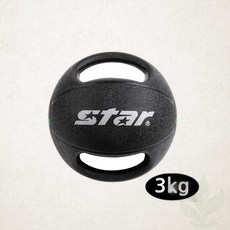 핸들 메디신볼 3kg 스타스포츠 ER161 근력 운동 기구 1개입