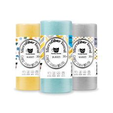 보니타굿즈 다용도 극세사 롤 행주 타올 30매 1롤, 1개