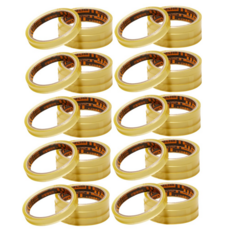 신일테이프 물레방아 문구테이프 12mm x 25m, 투명, 40개