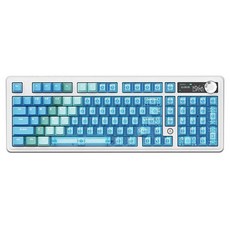 에이재즈 AK980 V2 프로 RGB 커스텀 3모드 유무선 기계식 키보드, 그라데이션 블루, 리치축, 제조사축