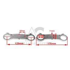 미니 포켓 어린이 자전거 오토바이 47cc 2 스트로크 쿨러에 적합한 프론트 서스펜션 스프링 충격 흡수 장치, 04 Black