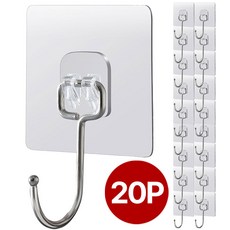 위슬러 2세대 무타공 어디든 착붙템 초강력 접착식 멀티 만능 후크 걸이, 1개, WSL4473-A