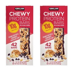 Kirkland Signature 커클랜드 시그니처 땅콩버터 초콜릿칩 프로틴바 42p 1.6kg, 2개