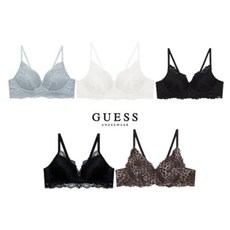 [국내정식매장출고] 게스언더웨어 노와이어레이스브라 8종중택1GBWBR918BR8 큰겁 편한 체형커버 몰드