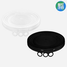 월드크린 다용도 버킷 뚜껑, 18L, 블랙