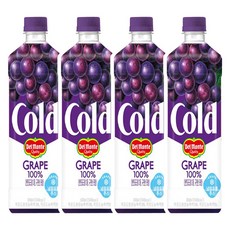델몬트 콜드 100% 포도, 4개, 900ml