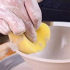 소담해 미술용 스펀지 10P 노란스펀지