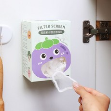 過濾網袋，廚房水槽垃圾濾網，100入, 1個, 茄茄  1盒