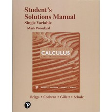 Solutions Briggs Calculus Early 3/e 9780134770482【代訂】, 1個