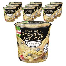 크노르 포르치니 향이 나는 버섯 크림 스프 파스타, 10개, 43.5g