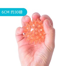 스트레스볼 손바닥 말랑이 무소음 쫀득이 공 젤리볼, B. 오렌지(6cm), 1개
