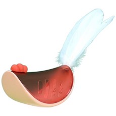 搖擺雞益智漏食玩具 不倒翁漏食球 寵物慢食訓練玩具 狗狗藏食玩具, 藏青/藍色/灰色/粉色