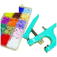 Smiko腸腸妞 台灣製塑膠四合扣組合包 寶寶扣 包屁衣 暗扣 DIY手作材料, 1套裝