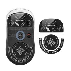 Immoenuc 로지텍 G PRO X 초경량 2C 게이밍 마우스용 강화 유리 마우스 스케이트 2.5D 광택 엣지 부드럽고 내구성 있는 피트 교체용(프린팅 패턴) 157736, Immoenuc 로지텍 G PRO X 초경량 2C 게이
