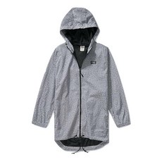 Victoria's Secret 핑크 롱 아노락 윈드브레이커 재킷 풀 지퍼 사이즈 XS/스몰 색상 그레이 뉴 207803