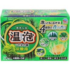 일본직배송 입욕제 온포 ONPO 엄선숲 탄산탕 20정들이, 일본직배송 입욕제 온포 ONPO 엄선숲 탄산탕 20정들