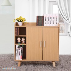 Comfort.house 藝匠 三格雙門收納櫃, 原木色